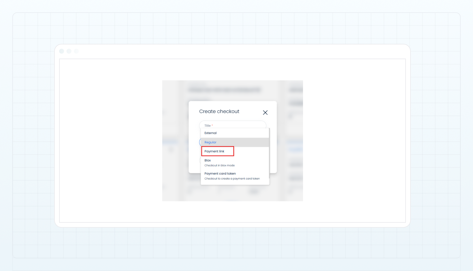 Create a payment link in BridgerPay